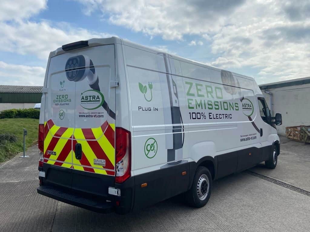 Iveco Daily Electric Van with ZERO EMISSIONS